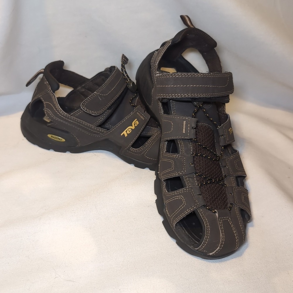 Teva Forebay Turkish Coffee Fisherman Sandals Brown Hiking 1001116 Men's Size 11